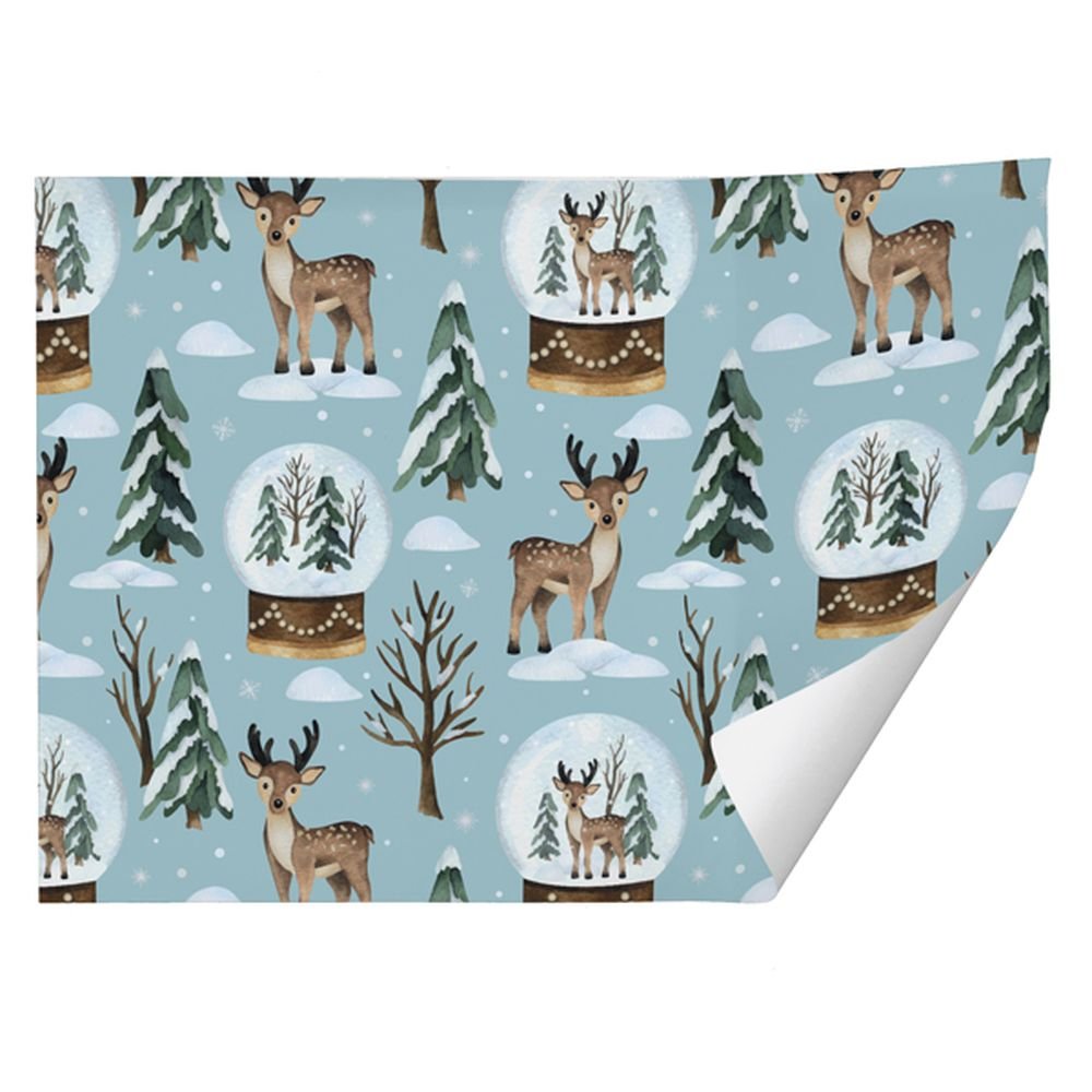 PAPEL REGALO RECICLADO NAVIDAD RENO 70X100 | ARGUVAL NAVIDAD | ENVASE 25 UDS. UNIDAD | 8421363493957