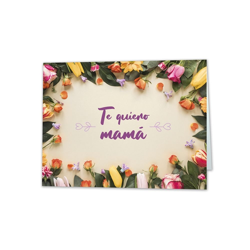 Tarjeta Mini Card 66x90 cm Florecillas Te Quiero Mama Argüval Día Madre Imagen principal del producto