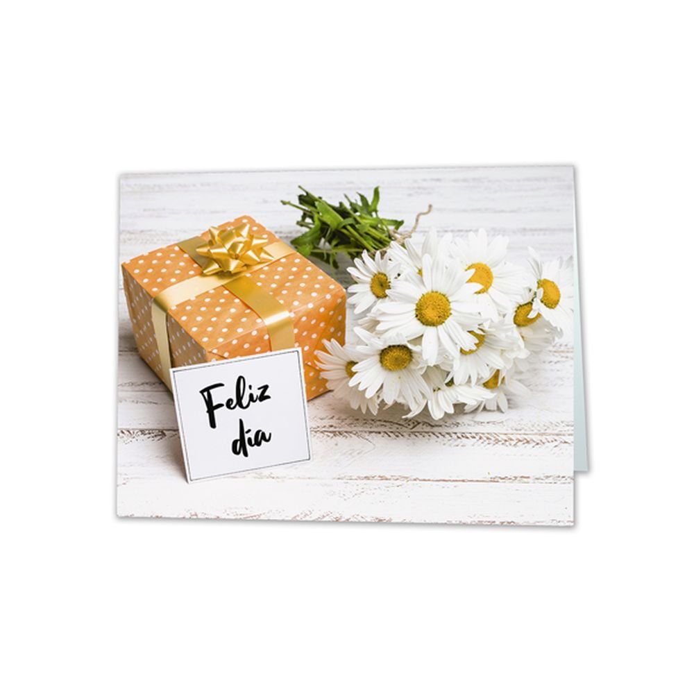 Tarjeta Mini Card 66x90 cm Margaritas Feliz Día Marca Arguval Todo Año Imagen principal del producto