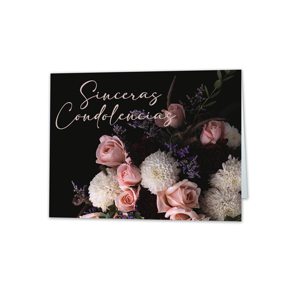 Tarjeta Mini Card 66x90 cm Sinceras Condolencias Argüval Todo Año Imagen principal del producto