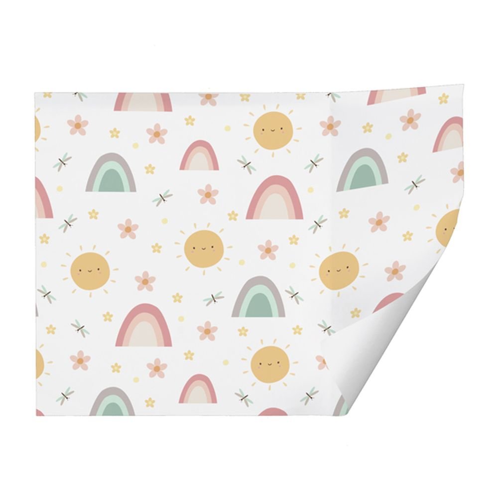 Expositor 25 pliegos papel regalo arco iris Arguval