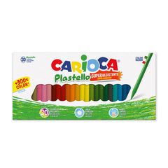 CERA CARIOCA PLASTELLO 30 COLORES SURTIDOS | 6 UNIDADES | (UNIVERSAL ESPAÑOLA S,A,)