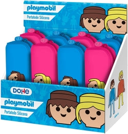 Portatodo silicona Playmobil marca DOHE para niños y adultos