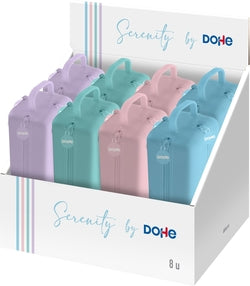 Portatodos silicona colores pastel DOHE con 4 cremalleras