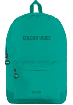 Mochila Verde Colour Vibes DOHE para escolares y viajes