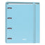 Carpeta A4 Recambio Forrada Serenity 4 Anillas 35 mm Celeste DOHE Diseño