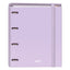 CARPETA A4 RECAMBIO FORRADA SERENITY 4 ANILLAS 35MM MORADA | 1 UNIDADES | (DOHE DISEÑO)