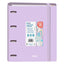 Carpeta Recambio Serenity Polyfoam 4 Anillas Morado DOHE Diseño