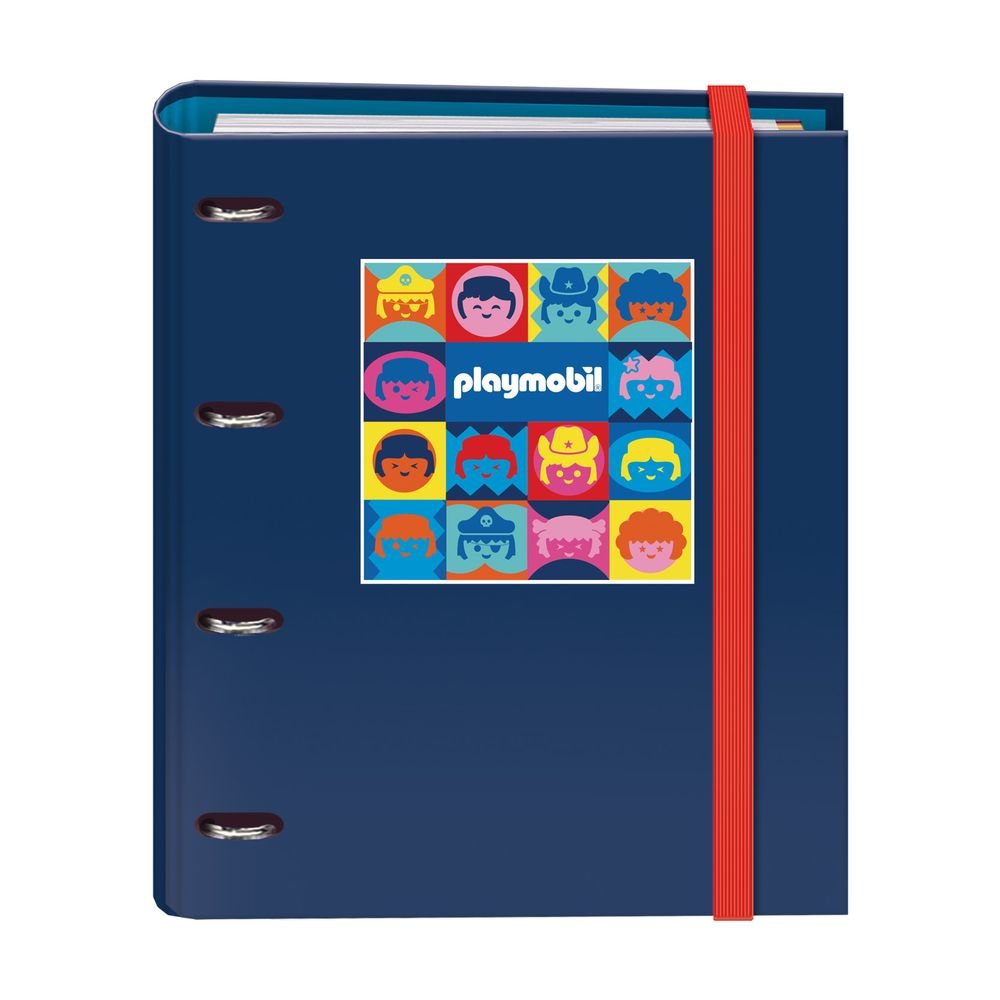 Carpeta A4 Recambio 4 Anillas 35 mm Playmobil Marca Dohe Diseño