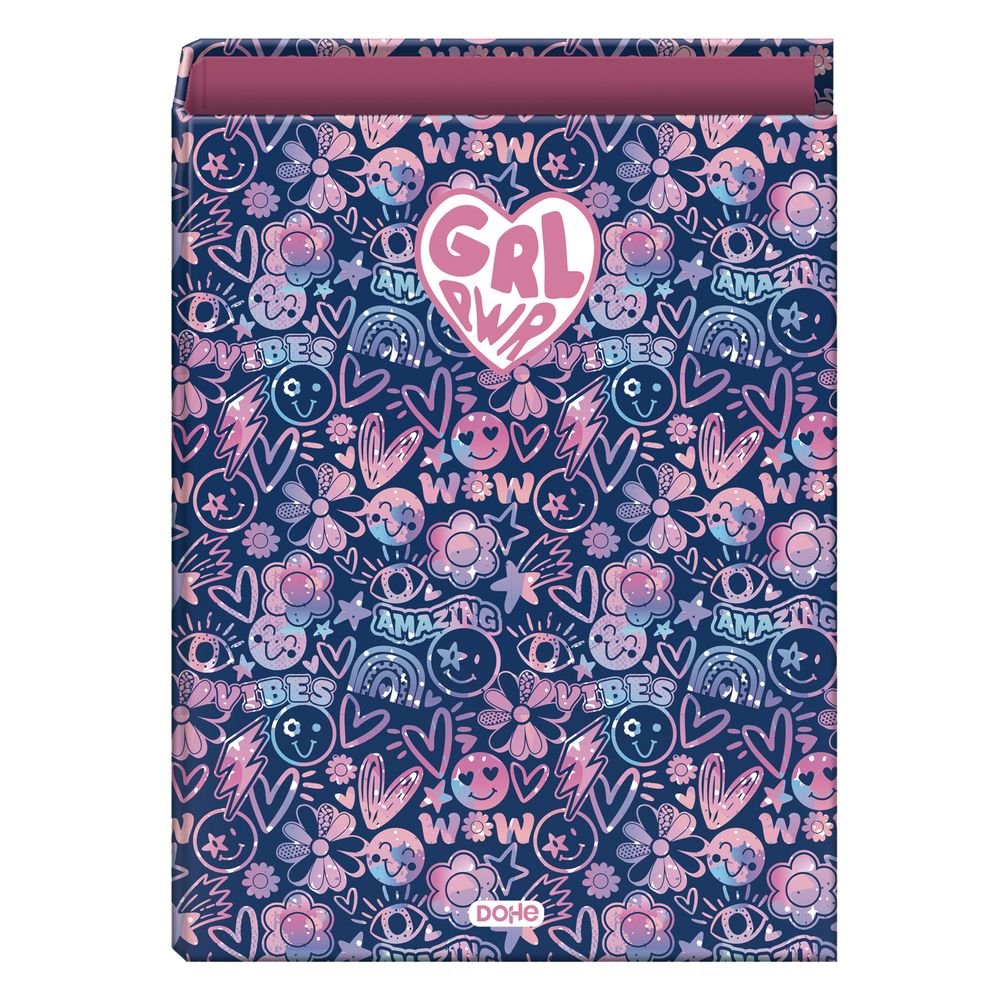 Carpeta folio 4 anillas Girl Power marca Dohe Diseño