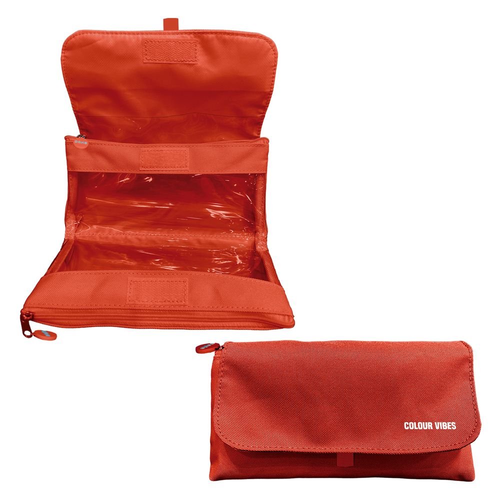 Portatodo Vibes Doble Solapa Rojo 220x110x65 mm Marca Dohe Diseño