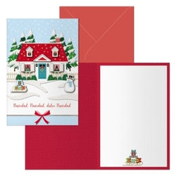 Tarjetas Navidad Pack 6 Dohe Agendas para Felicitar
