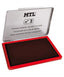 Tampon Metalico Nº2 Rojo Almohadilla 109x70mm Mtl