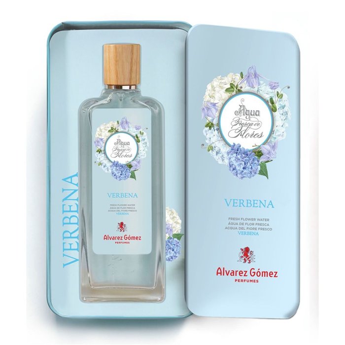 LATA AGUAS FRESCAS FLORES VERBENA FRESCA&MANDARINA 150ML | ALVAREZ GOMEZ | 1 UNIDAD | 8422385022187 Imagen principal del producto
