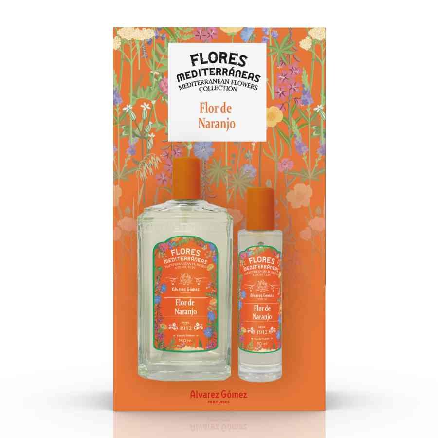 ESTUCHE DUPLO COLONIA MEDITERRANEAS 150+30ML FLOR NARANJO | ALVAREZ GOMEZ | 1 UNIDAD | 8422385601030 Imagen principal del producto