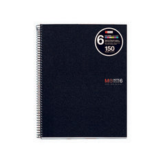 Bloc Espiral Estándar Liso 150H 90g | Miquelrius Diseño | Polipropileno | Formato Estándar | Pack 1 Unidades