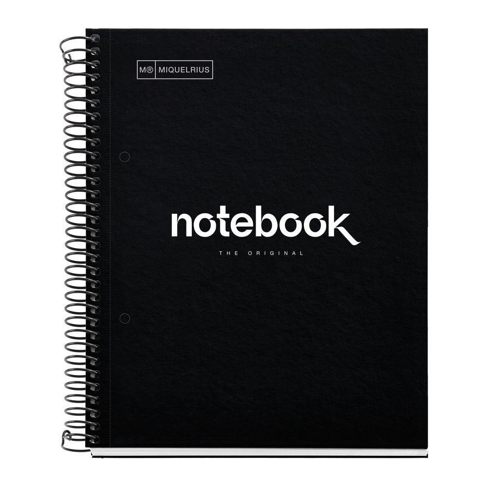 Cuaderno A5 80 hojas Emotions Miquelrius negro