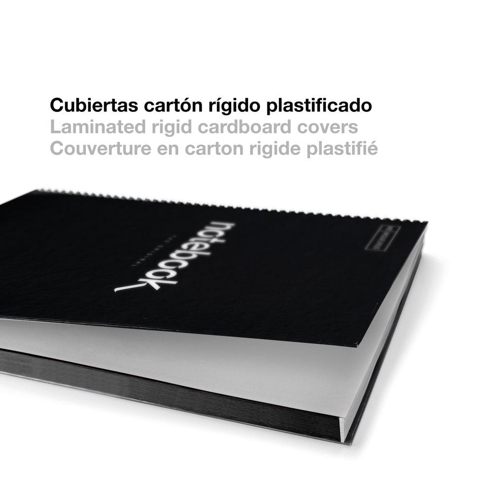 Cuaderno A5 80 hojas Emotions Miquelrius negro