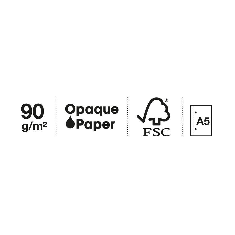 Cuaderno A5 80 hojas Emotions Miquelrius negro