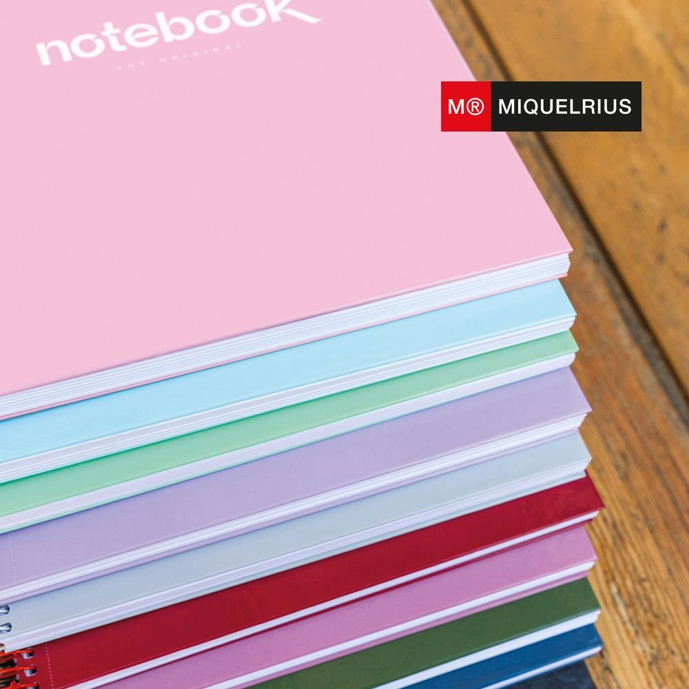 Cuaderno A5 80 hojas Emotions Miquelrius negro