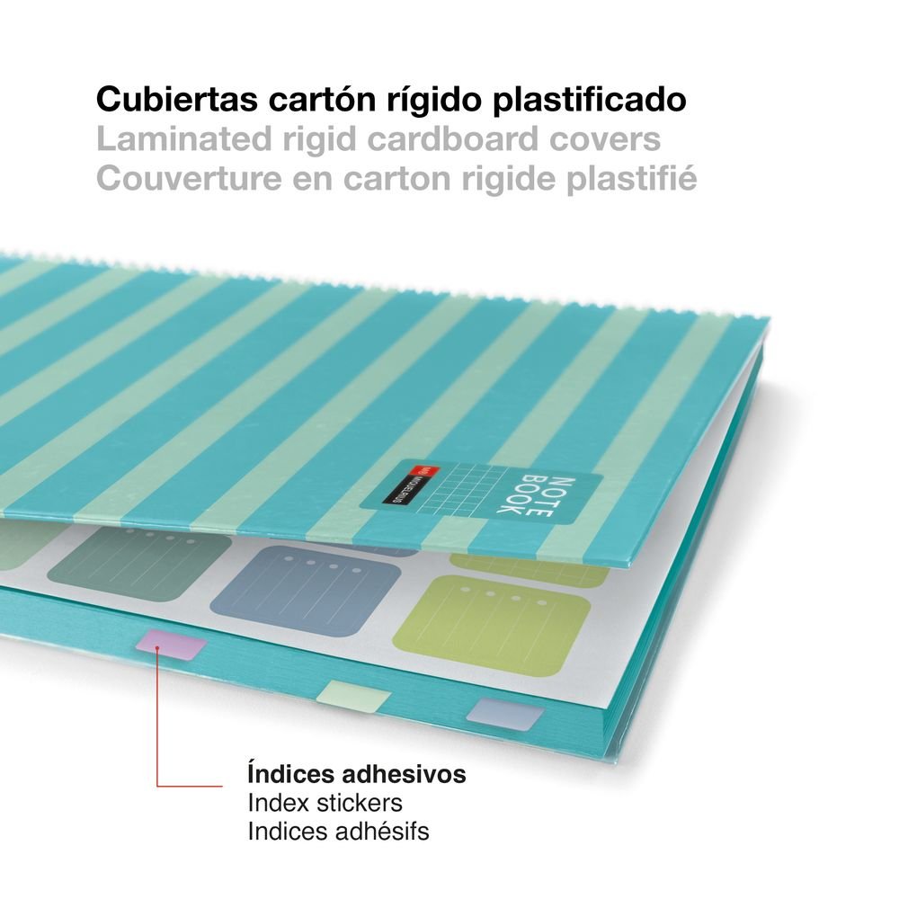 Cuaderno A4 80 hojas cuadrícula Miquelrius Between the Lines