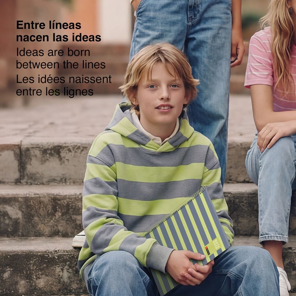 Cuaderno A5 80 hojas Miquelrius Between The Lines