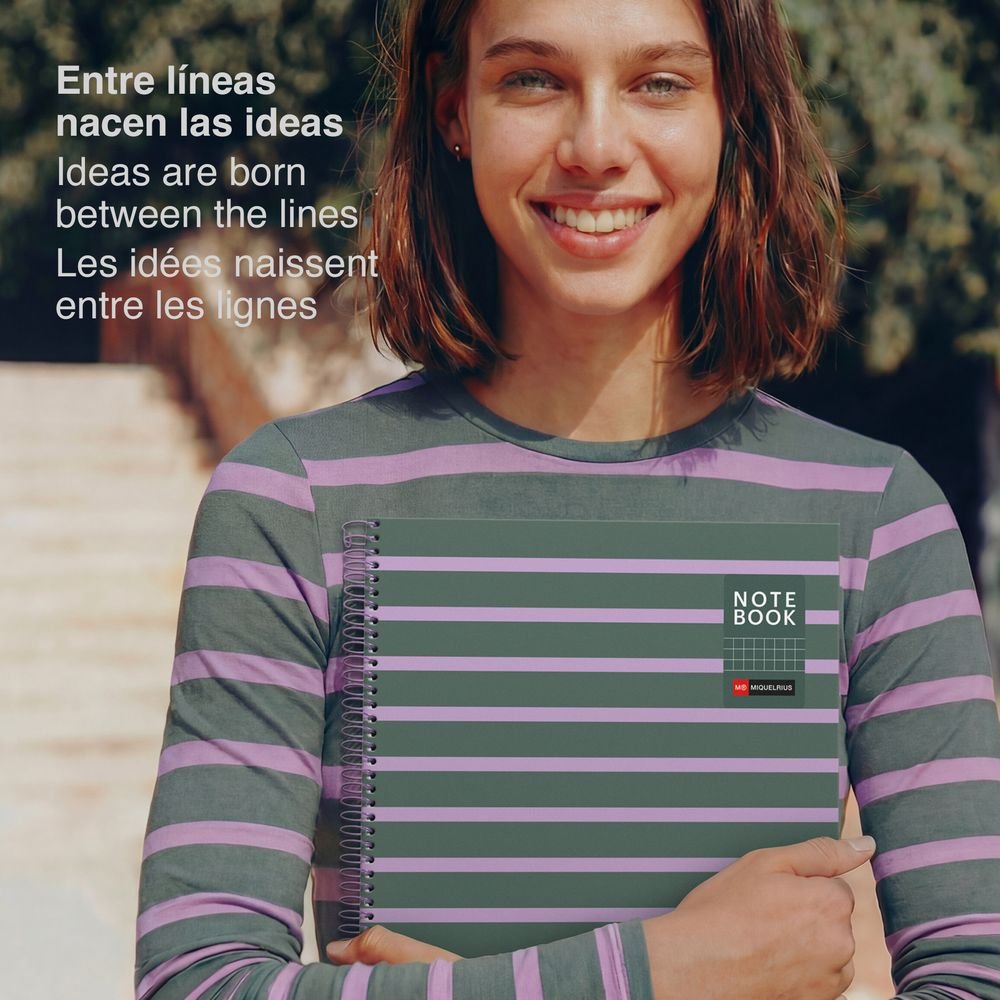 Cuaderno A5 80 hojas cuadrícula Miquelrius