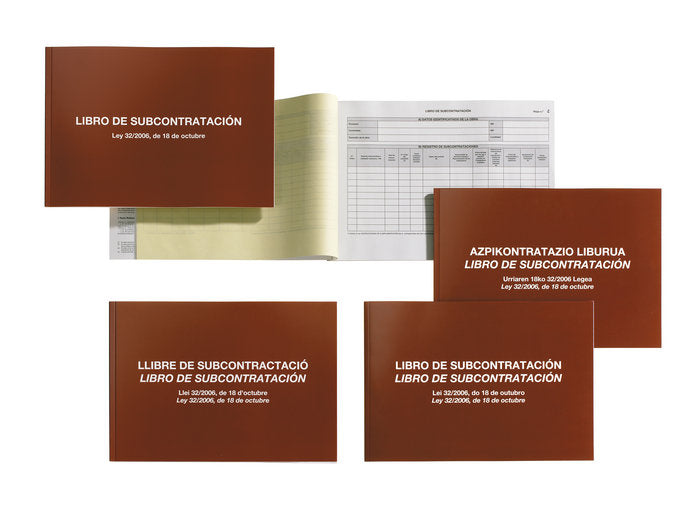 Libro de Subcontratación Gallego Miquelrius Diffusion Imagen principal del producto