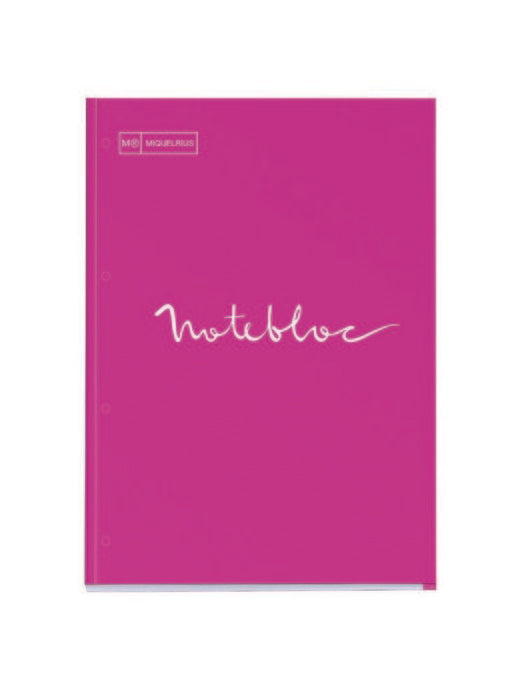 Bloc Recambio Notebook1 A4 80H 90 g Cuadriculado 5x5 Magenta Miquelrius