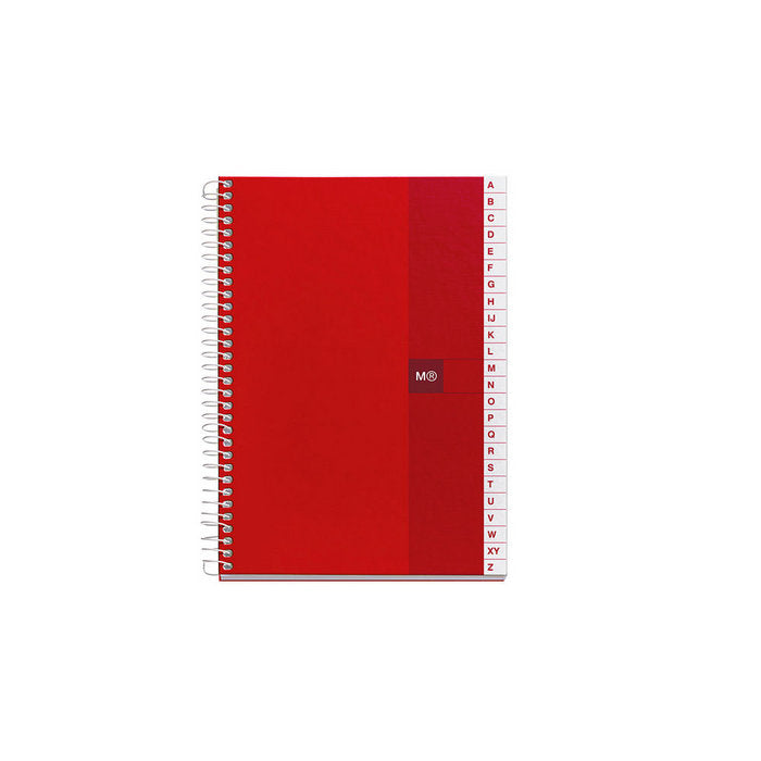 LIBRETA INDICE 4º CROMATIC 100H ROJO | 1 UNIDADES | (MIQUELRIUS DISEÑO) Imagen principal del producto