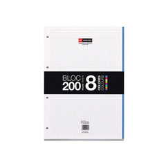 Bloc Espiral Estándar Liso 200H 90g | Miquelrius Diseño | Cartón | Formato Estándar | Pack 1 Unidades