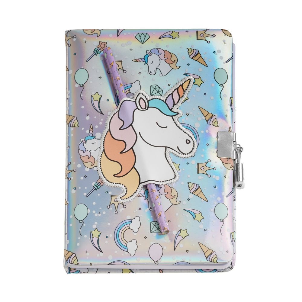 DIARIO SECRETO HOLOGRAFICO UNICORNIO B2F | 1 UNIDADES | (MIQUELRIUS GIFT)