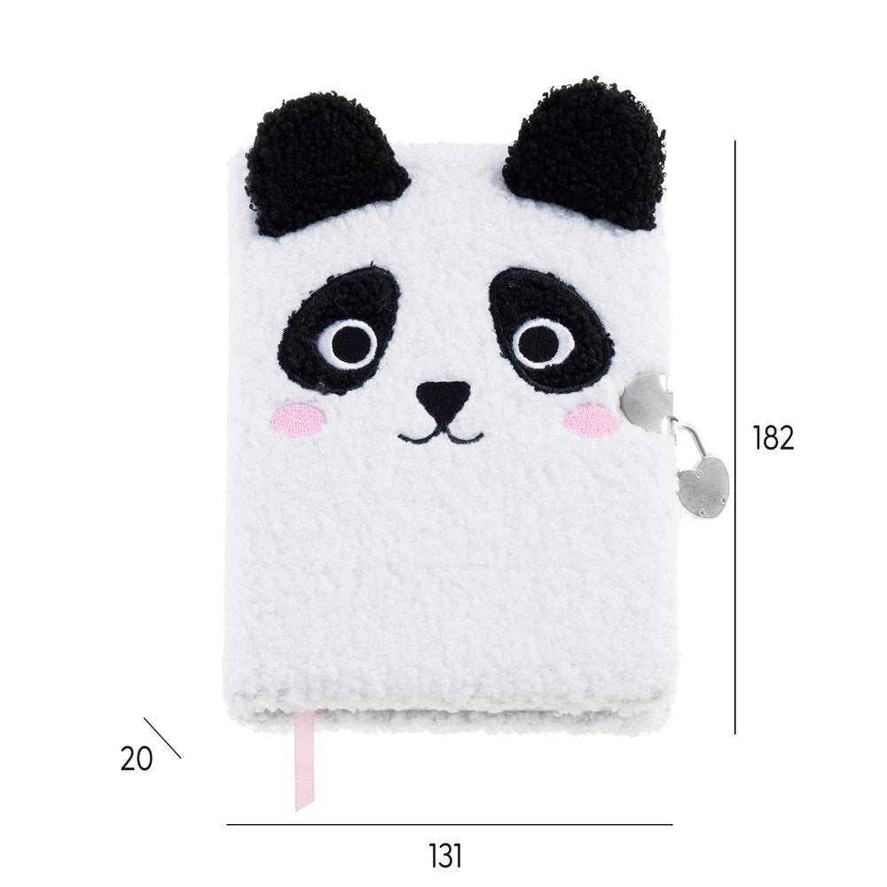 Diario Secreto Peluche Panda Back2Fun