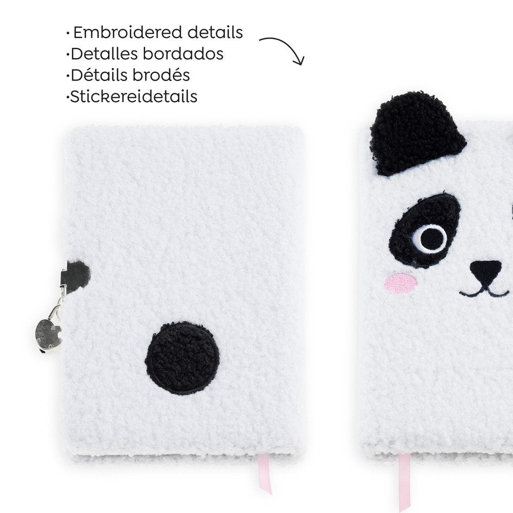 Diario Secreto Peluche Panda Back2Fun