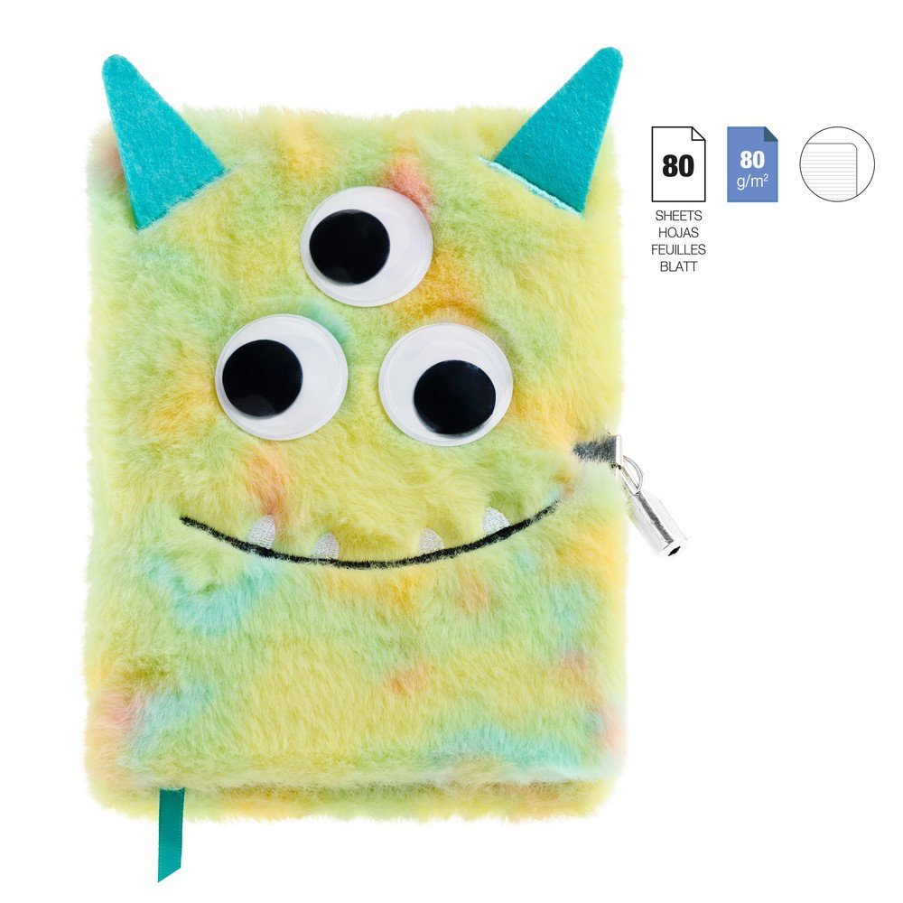 Diario Secreto Peluche Monster Back2fun Marca Miquelrius Imagen principal del producto