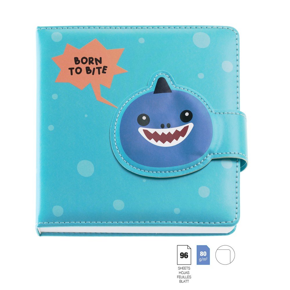 Cuaderno acolchado imán tiburón Back2fun Miquelrius Imagen principal del producto