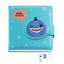 Cuaderno acolchado imán tiburón Back2fun Miquelrius