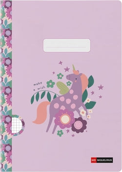 Cuaderno A4 48H CLA 90 g Miquelrius Wish Unicorn