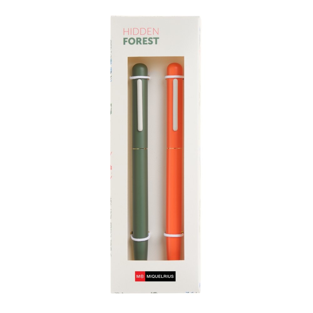 Set de 2 Bolígrafos Metálicos Hidden Forest MIQUELRIUS GIFT
