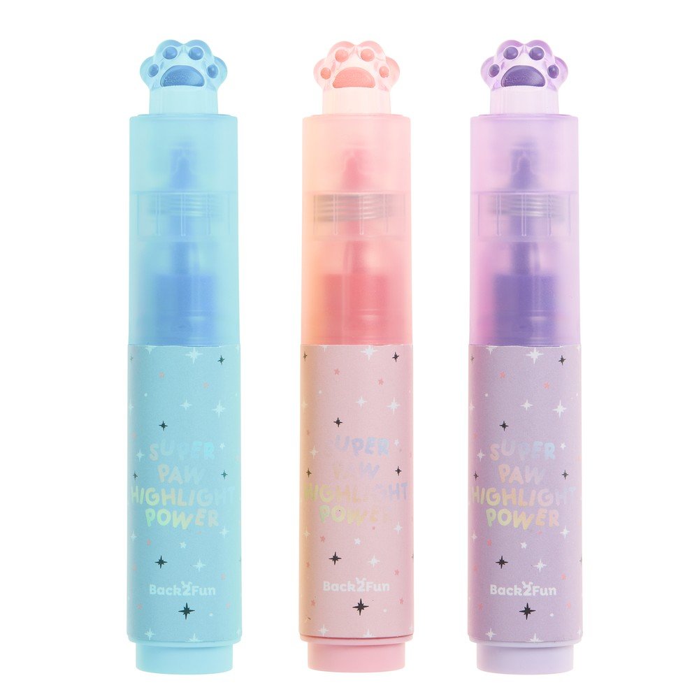 Set 3 Subrayadores Patita Pastel Back2fun Marca Back2fun Miquelrius Imagen principal del producto