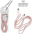 Cables Cargador Tipo C Rosa Pastel MIQUELRIUS COLECCIONES
