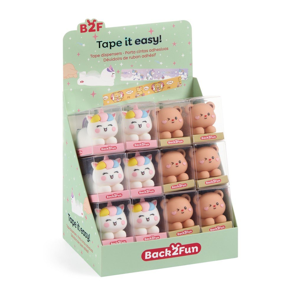 Expositor 12 Porta cintas adhesivas Back2Fun