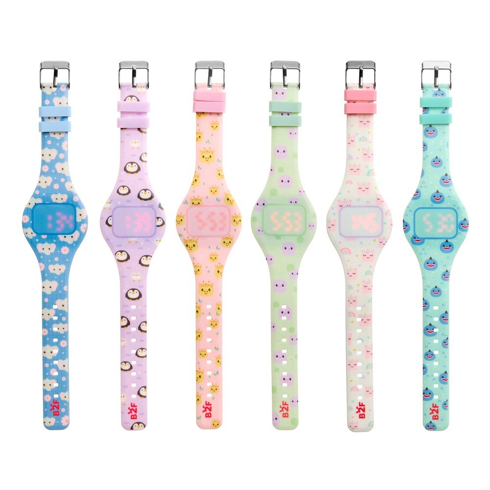 Expositor 12 relojes digitales redondos Back2Fun