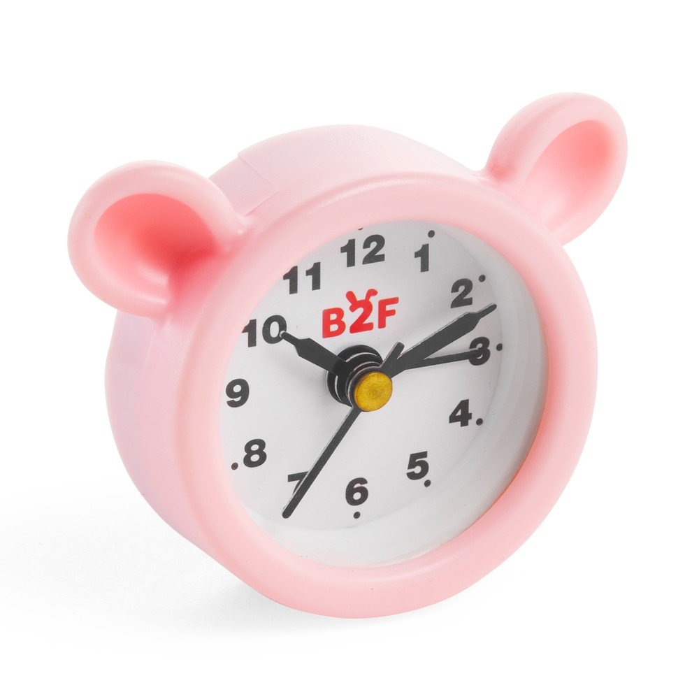 Reloj despertador Osito Rosa Back2fun Marca Miquelrius