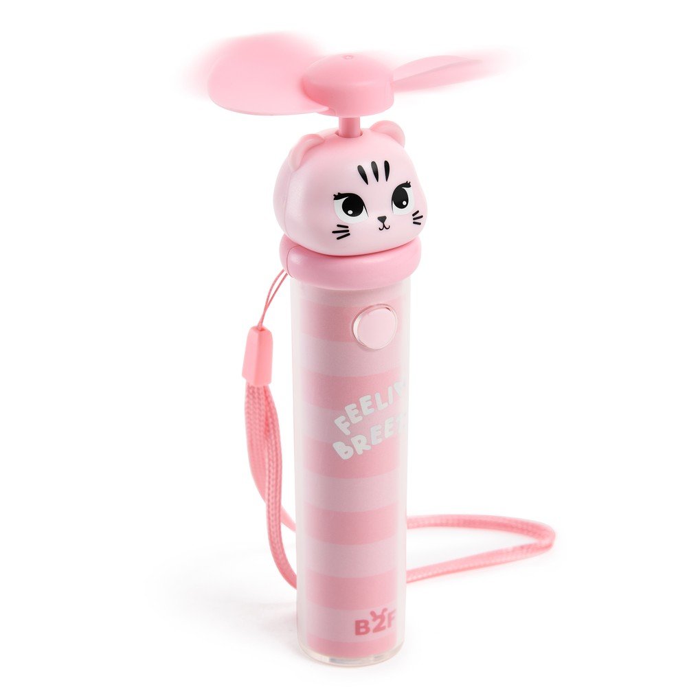 Mini Ventilador Portátil Gatita Back2fun Marca Miquelrius