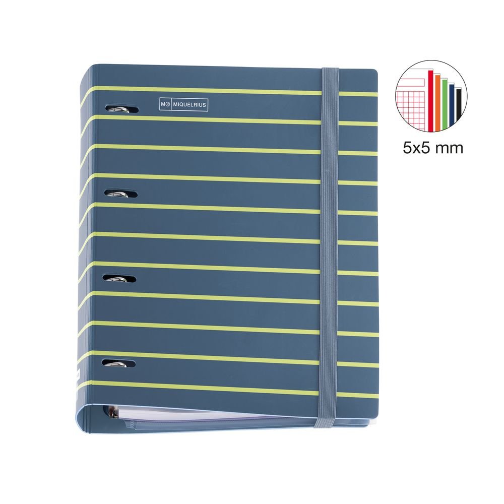 Carpebloc Foam Between the Lines azul A4 Miquelrius