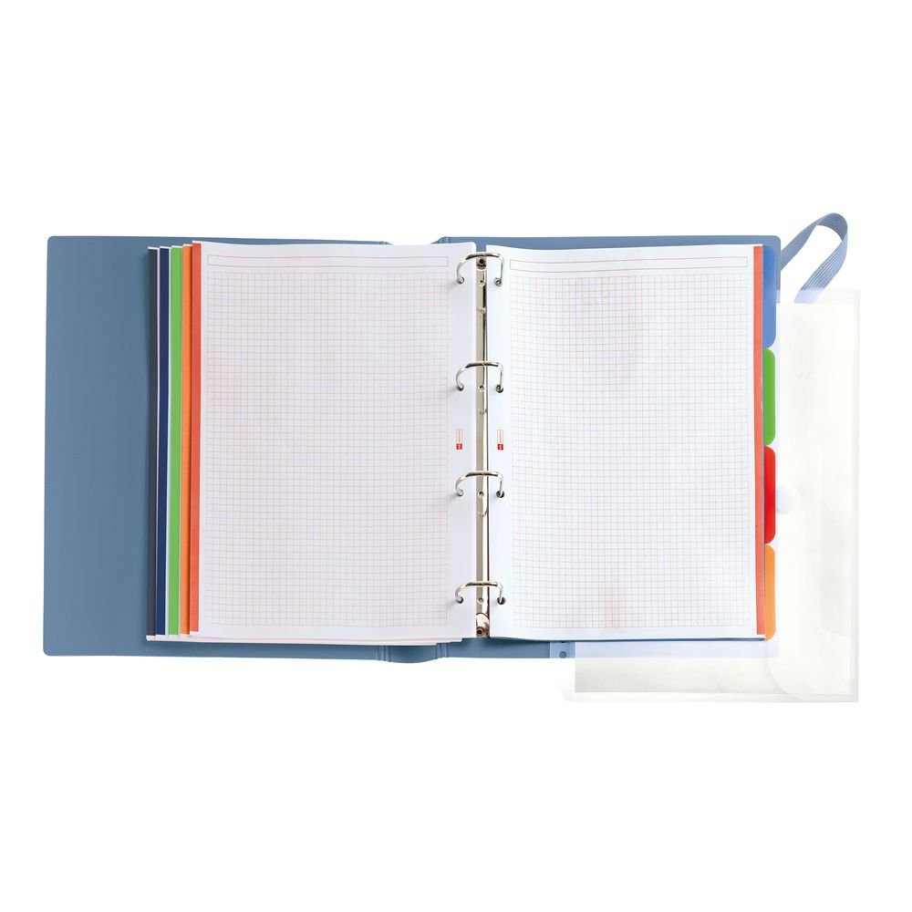 Carpebloc Foam Between the Lines azul A4 Miquelrius