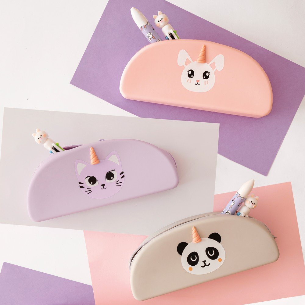 Portatodo silicona gato Puppies Friends Back2Fun