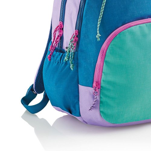 Mochila escolar triple Oslo reciclada Rider turquesa