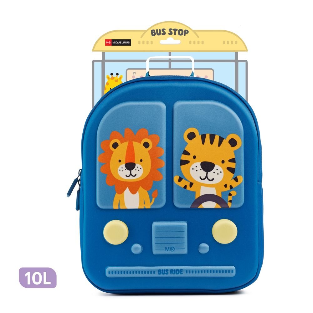 Mochila Guardería 30x25 Bus Stop Marino Miquelrius